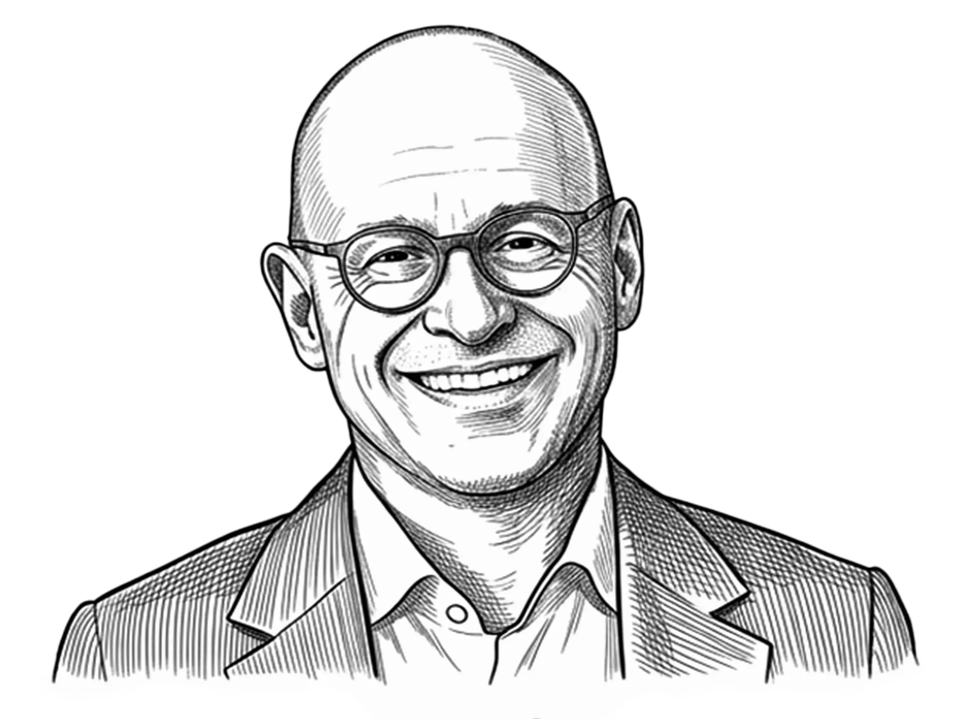 Schwarz-Weiß Illustration von Lars Hille