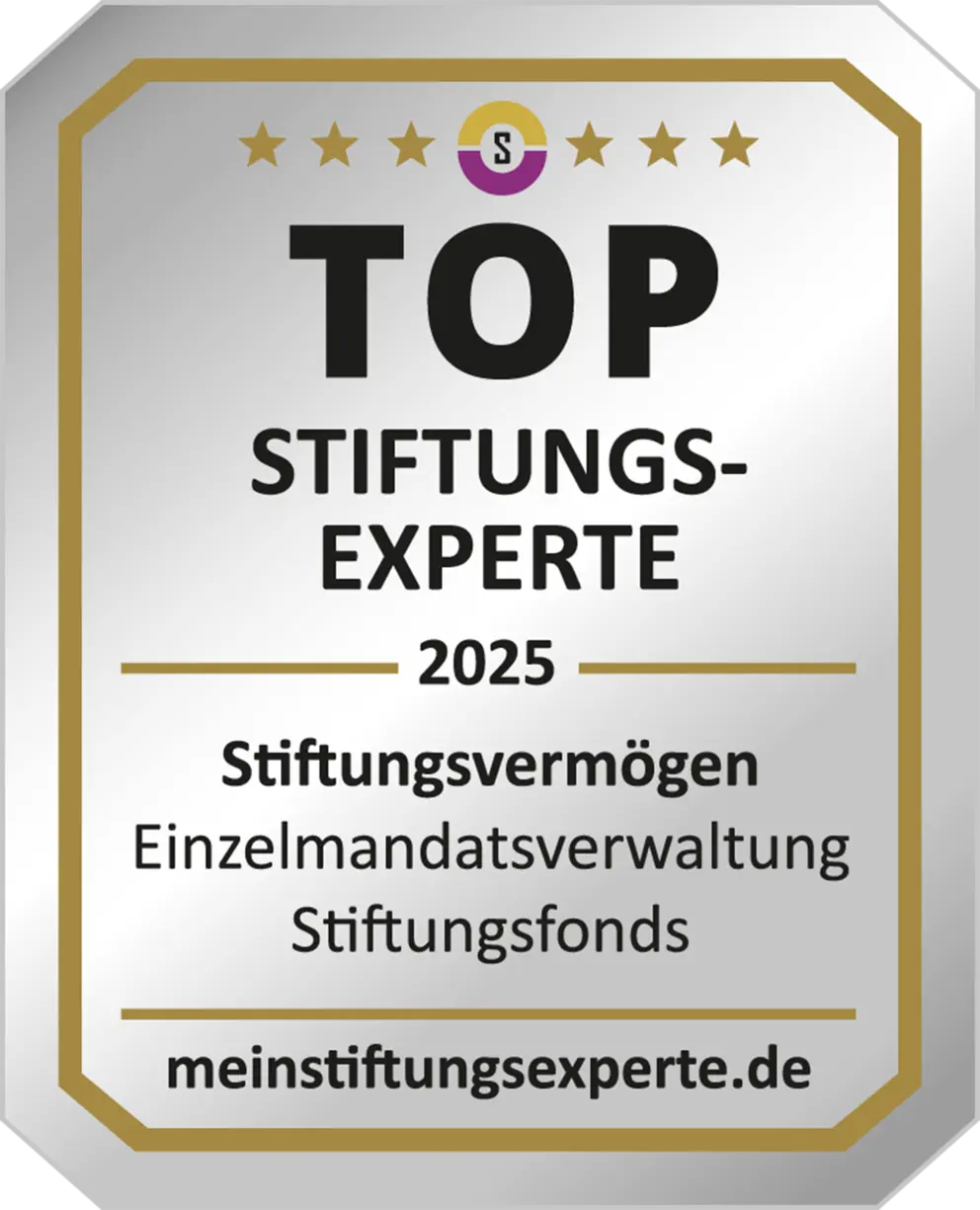 Siegel für Top Stiftungsexperte 2025