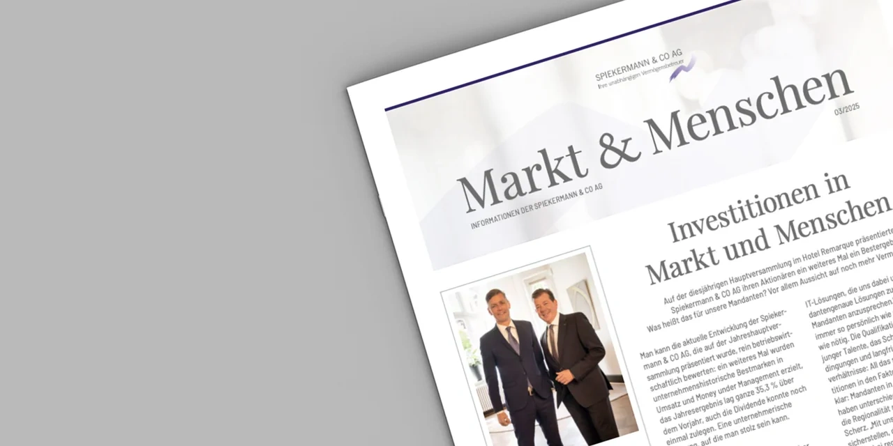 Titelseite des Magazins „Markt & Menschen“, Ausgabe Juli 2025